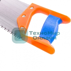 Ножовка по дереву, 400 мм, шаг зубьев 5 мм, пластиковая рукоятка (Ижевск) Россия