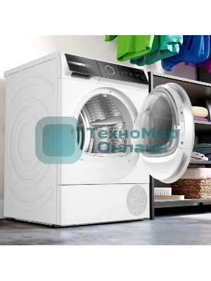 Сушильная машина Bosch WQB245B0ME белый, 9 кг, сушка - конденсационная, программ - 14, 59.8 x 84.2 x 65.1 см