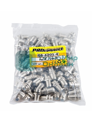 Переходник PROconnect гнездо F-гнездо F 