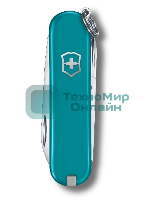 Нож перочинный Victorinox Classic Mountain Lake (0.6223.23G) 58мм 7 функций карт.коробка
