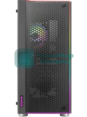 Компьютерный корпус Aerocool / Formula Skribble черный без БП ATX 2x120mm 2xUSB3.0 audio bott PSU