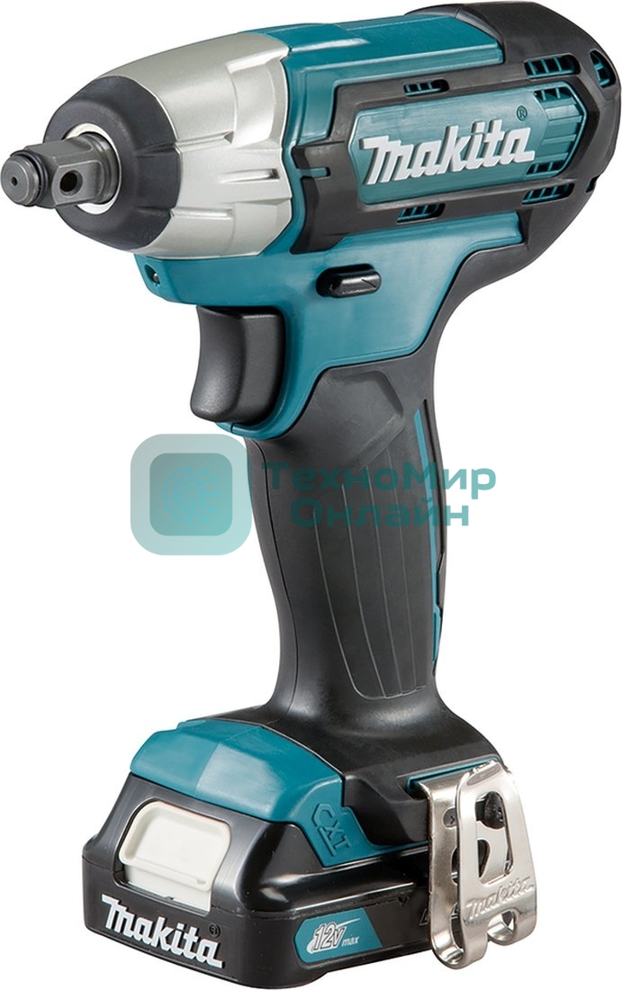 Гайковерт ак(уд)Makita TW141DWAE 12В,2х2Ач Li-ion,0-3200у\м,145Нм,квадрат 1\2