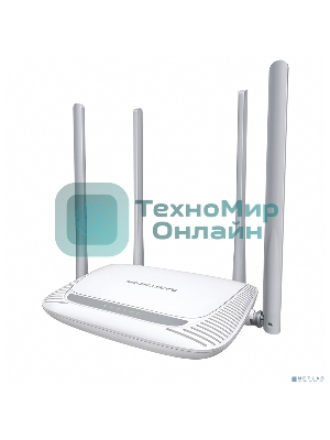 Беспроводный маршрутизатор Mercusys MW325R, 300 Мбит/с,4 порта 100 Мбит/с, 4 фиксированных антенны