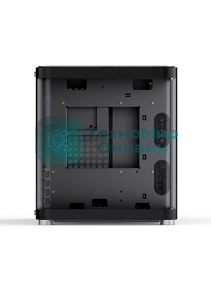 Корпус без блока питания Корпус JONSBO TK-1 Black 2.0 MATX без БП, mini-ITX, micro-ATX, черный