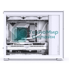 Корпус без блока питания Case JONSBO D31 MESH, Mini-Tower, TG, no fan, 1xUSB-A 3.2 + 1xUSB-C 3.2, mATX, mDTX, mITX White