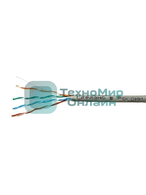 Кабель SkyNet Premium UTP indoor 4x2x0,51, медный, FLUKE TEST, кат.5e, однож., 305 м, box, серый (1693209)
