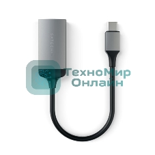 Адаптер Satechi Type-C to HDMI 4K 60HZ. Поддержка 4K/60Hz. Материал корпуса алюминий. Цвет серый космос.