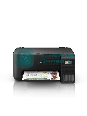 МФУ струйное Epson L3250 (C11CJ67412/C11CJ67418/C11CJ67405/C11CJ67408/C11CJ67503/C11CJ67508/C11CJ67523), A4, цветное, печ. до 33 стр/мин. (ч/б) до 15 стр/мин. (цвет), скан. до 11 стр/мин. (ч/б) 28 стр/мин. (цвет), 1440 x 5760 dpi (печать) 1200x2400dpi (скан.), USB, Wi-Fi