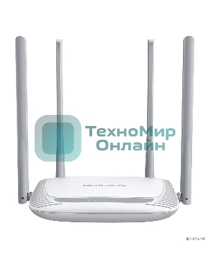 Беспроводный маршрутизатор Mercusys MW325R, 300 Мбит/с,4 порта 100 Мбит/с, 4 фиксированных антенны