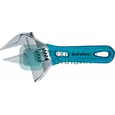 Ключ разводной Gross 15564 (0 - 15 мм) 120 мм