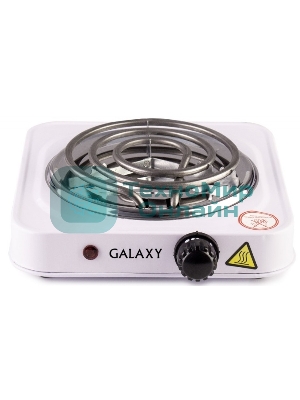 Плита настольная электрическая Galaxy Line GL 3003, белый, электрическая, 1000 Вт