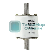 Вставка плавкая ППН-37 400А габарит 2 EKF fus-37/400