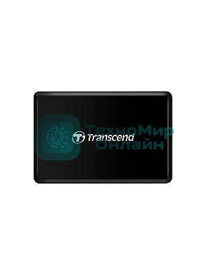 Кард-ридер Transcend RDF8/черный/SDXC,SDHC,microSDXC,microSDHC,CompactFlash,CompactFlash/USB 3.0/пластик