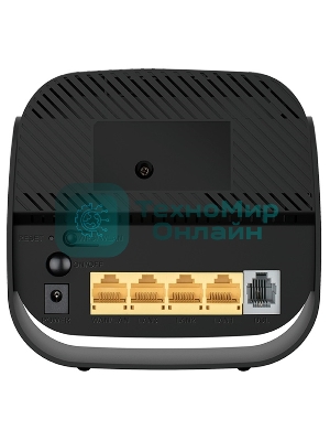 Роутер беспроводной D-Link DSL-2640U/R1A ADSL2+ черный ANNEX А