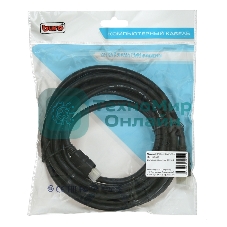 Кабель аудио-видео Buro HDMI (m)/HDMI (m) 5м. позолоченные контакты черный