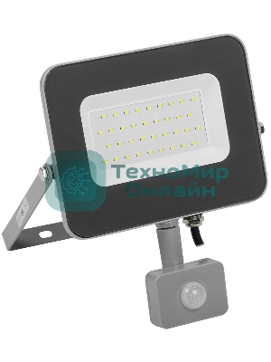 Прожектор IEK LPDO702-30-K03 СДО 07-30Д светодиодный серый с ДД IP44 IEK