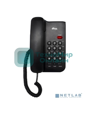 Телефон проводной Ritmix RT-311 черный