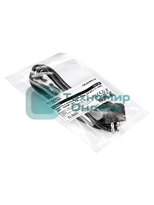 Кабель питания ExeGate Power PC-1,8P (Евровилка угловая Schuko->C13, VDE-250V-3*1.0мм2, медь, черный, 16A, 1.8 м)