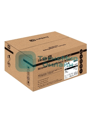 Источник бесперебойного питания (инвертор, синус, для котла, PF=1, настенный) ExeGate IdealSine SR-1500.LCD.2SH  1500VA/1500W, чистая синусоида, цветной LCD-дисплей, 2*Schuko, настенный, черный