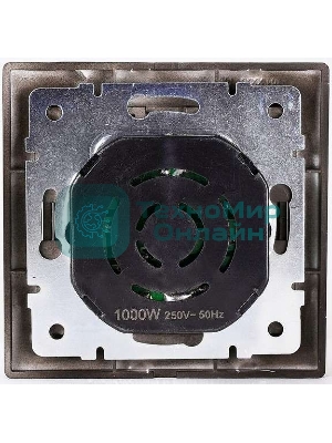 Розетка телевизионная СП Мира проходная черный бархат LEZARD 701-4242-129