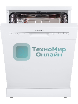 Посудомоечная машина Maunfeld MWF12S, белый, 59.8 см, 12 компл., 52 дБ, класс A+