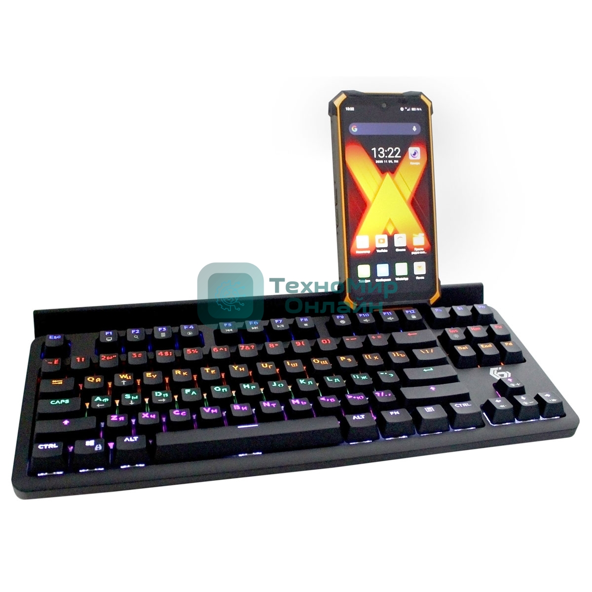 Клавиатура проводная Gembird KB-G520L, USB, черный