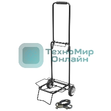 Тележка Рыжий кот BX-20ZP черная, металл. колеса, до 20 кг