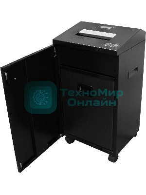 Шредер Heleos УО55-7 черный (секр.P-7) фрагменты 7лист. 55лтр.