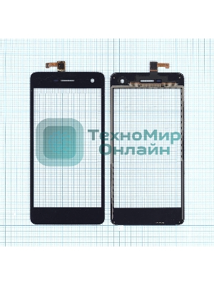 Сенсорное стекло (тачскрин) для OPPO Mirror R819, черное