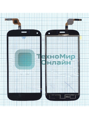 Сенсорное стекло (тачскрин) для Explay Dream, черное