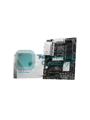 Материнская плата MSI PRO B760-P II, LGA 1700, Intel B760, 4xDDR5, 4xSATA, 2xM.2, 1xPCI-E 4.0 x16, 1xPCI-E 4.0 x4, 3xPCI-E 3.0 x1, 1xHDMI, 1xDP, 1xRJ45 2.5Gb, 1xUSB-C 3.2 Gen 2, 2xUSB-A 3.2 Gen 1, 2xUSB-A 2.0, 5x3.5мм, TOSLINK, 7.1, Standard-ATX
