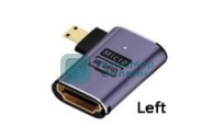 Переходник micro HDMI на HDMI влево