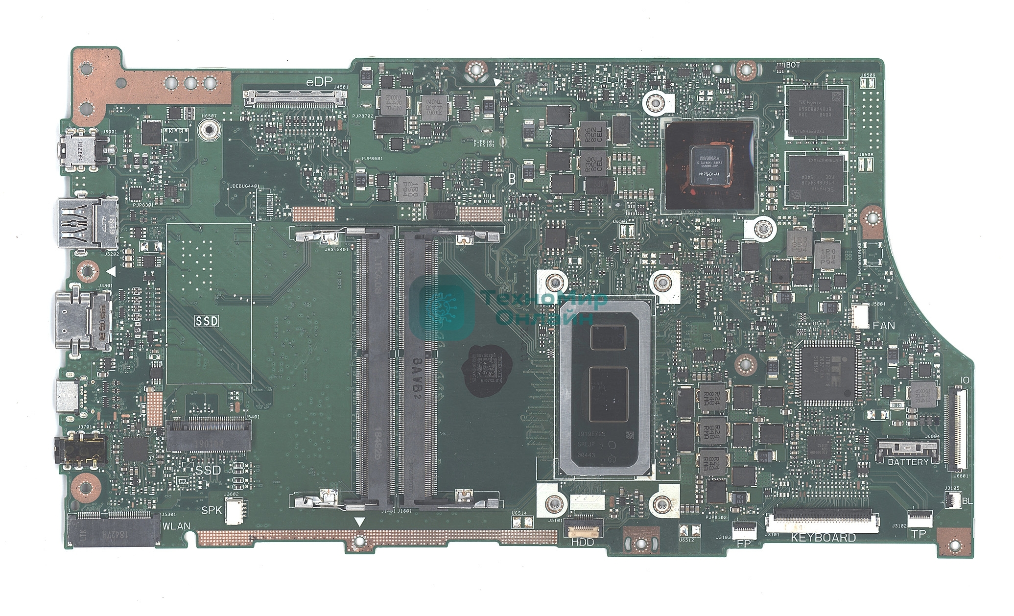 Материнская плата для Asus X530FN I7-8565U