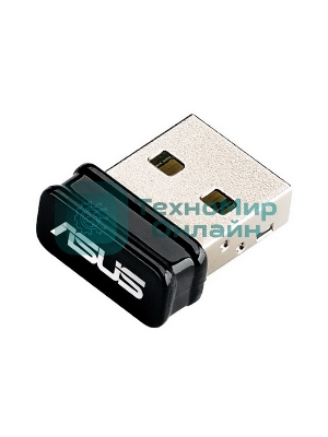 Сетевой адаптер ASUS USB-N10 Nano WI-FI 802.11n, 150 Mbps USB Adapter; 90IG05E0-MO0R00
