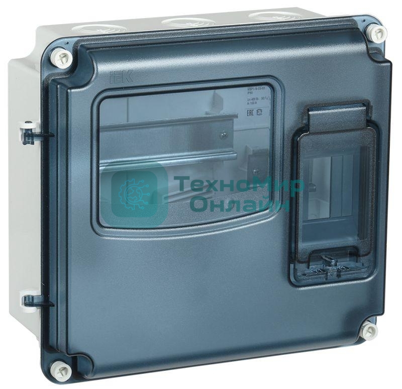 Корпус пластиковый ЩУРн-П 1/3 IP66 PC LIGHT IEK MSP1-N-03-66-L