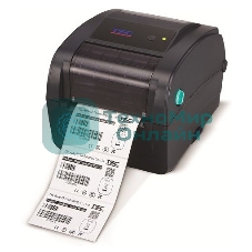 Принтер этикеток TSC TC200 прямая термопечать, 203 dpi, 152 мм/сек, Ethernet, RS-232, USB, черный