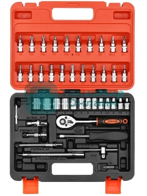 Набор инструментов Deko DKMT46 46 предметов (жесткий кейс)