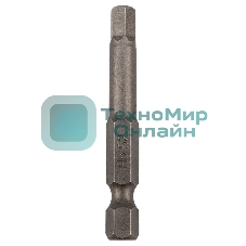 Бита шестигранная Kranz HEX-5х50 мм для шуруповерта (упак 10 шт.)