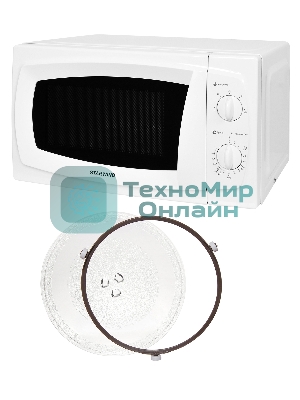 Микроволновая печь Starwind SWM5520 белый, 20 л, 700 Вт, переключатели - поворотный механизм