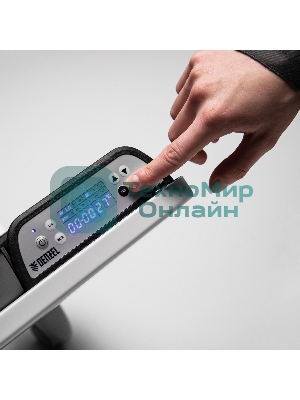 Конвектор электрический гибридный Denzel HybridX-1500 белый, 1500 Вт, 25 м2, термостат, дисплей