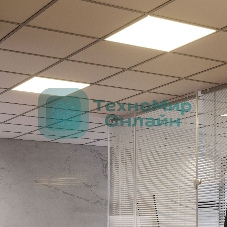 Светильник светодиодный Gauss MIR 595х595х50 35Вт 3000лм 4000К IP40 офисный встраив. накладной с опаловым рассеив. (аналог ЛВО)