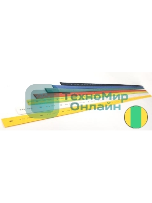 Трубка термоусадочная ТТУ 30/15 желт./зел. 1м IEK UDRS-D30-1-K52