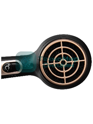 Фен Hyundai H-HD0767 черный, 2000 Вт, ионизация