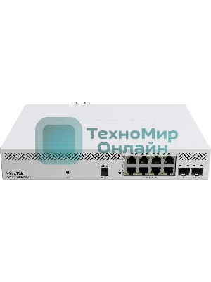Коммутатор MikroTik CSS610-8P-2S+IN PoE-коммутатор, 8х 1G RJ45, 2х SFP+, раздача PoE 140 Вт, SwitchOS Lite