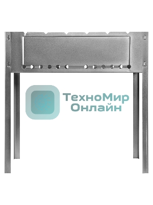 Мангал Palisad Camping облегченный с ребрами жесткости 500x300x500 мм