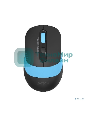 Мышь беспроводная A4Tech Fstyler FG10S черный/синий, 2000 dpi, радиоканал, USB, кнопки - 4