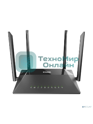 Беспроводной двухдиапазонный гигабитный маршрутизатор D-Link DIR-853/URU/R3A AC1300 Wave 2 с поддержкой технологии MU-MIMO, 3G/LTE и USB-портом 3.0