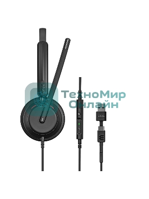 Гарнитура EPOS Impact 760 чёрный, проводная, USB / USB-C