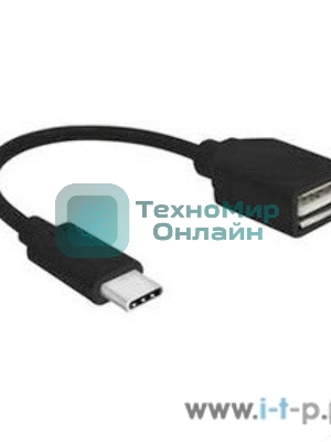 Переходник Cablexpert Переходник USB OTG, USB Type-C/USB 2.0F, пакет (A-OTG-CMAF2-01)