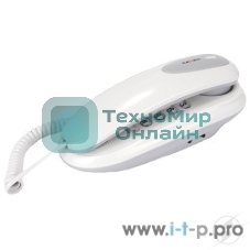 Телефон проводной teXet TX-236 светло-серый